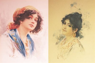 Lot 3028 - (i) Arnaldo de Lisio Italian, 1869-1949...