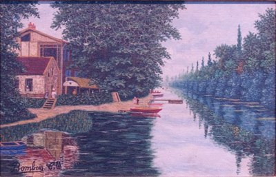 Lot 1095 - Camille Bombois French, 1883-1970 River...