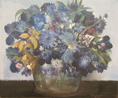 Lot 1079 - (i) Roger Baker American, b. 1925 Floral Still...