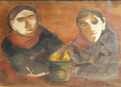 Lot 1102 - Marcello Boccacci Italian, b. 1914 Two Figures...