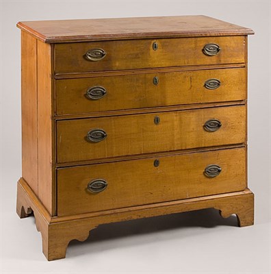 Lot 2148 - Federal Maple Chest of Drawers New England,...