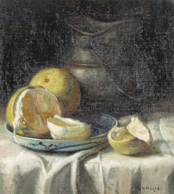 Lot 2449 - George Loftus Noyes 1864-1954 Still Life with...