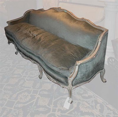 Lot 3638 - Louis XV Style Painted Settee The...