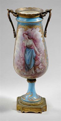 Lot 3363 - Sevres Style Gilt Decorated and Gilt-Metal...