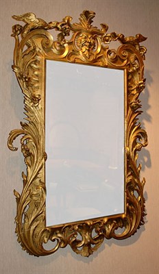 Lot 3746 - Rococo Style Gilt-Wood Mirror Of rectangular...
