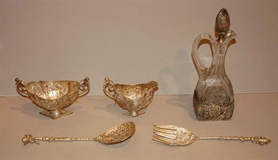 Lot 3263 - Miscellaneous Group of Continental Silver...