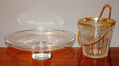 Lot 3714 - Baccarat Gilt-Metal Mounted Cut Glass Ice...