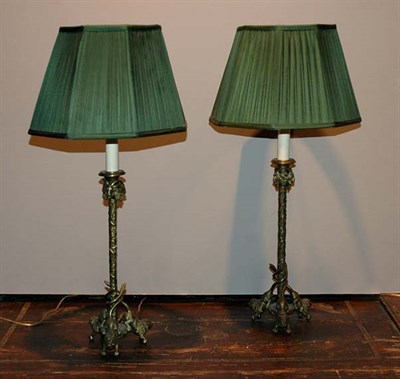 Lot 1228 - Pair of Napoleon III Style Gilt-Bronze...