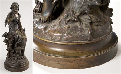 Lot 3697 - Bronze Figure of a Shepherdess Chant des...