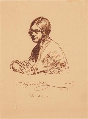 Lot 18 - Boris Mikhailovich Kustodiev Russian,...