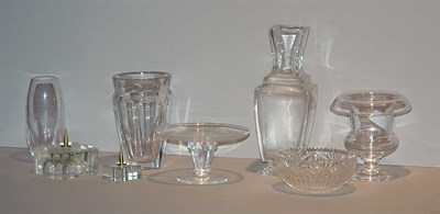 Lot 1248 - Miscellaneous Group of Glass and Lucite Table...
