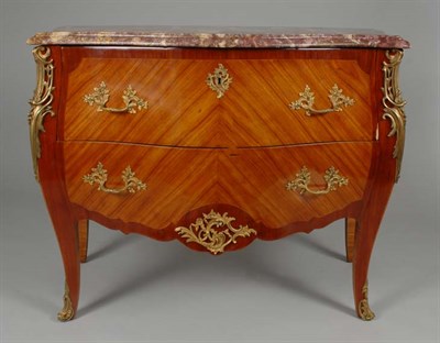 Lot 3634 - Louis XV Style Gilt-Metal Mounted Inlaid...