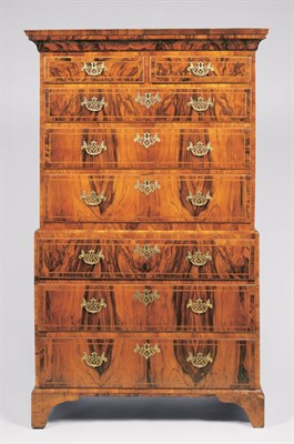 Lot 1322 - George II Walnut Chest on Chest 18th Century...