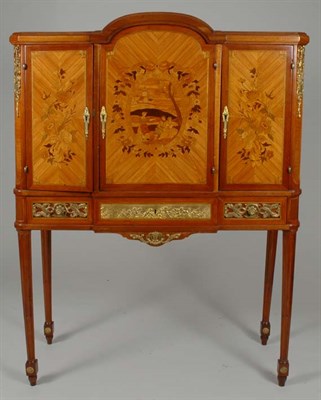Lot 3692 - Louis XVI Style Gilt-Bronze Mounted Marquetry...