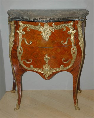 Lot 1353 - Louis XV Gilt-Bronze Mounted Marquetry Inlaid...