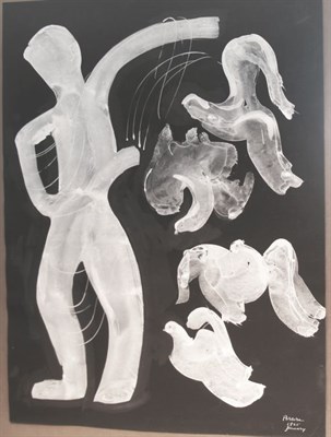 Lot 4063 - Irene Rice Pereira American, 1907-1971 Nude...