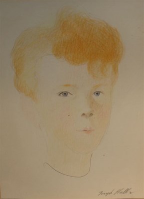 Lot 4081 - Joseph Stella American, 1877-1946 Boy with Red...
