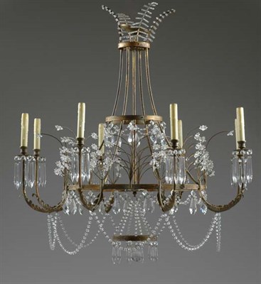 Lot 1490 - Continental Neoclassical Gilt-Metal and Cut...