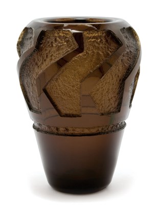 Lot 1118 - Daum Acid Etched Glass Vase Circa 1925 Of...