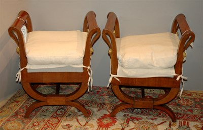 Lot 1556 - Pair of Continental Neoclassical Parcel Gilt...