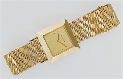 Lot 178 - Gold Mesh Slide Wristwatch