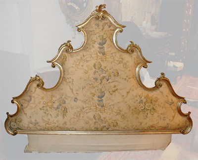 Lot 1428 - Italian Rococo Style Gilt-Wood Headboard 19th...