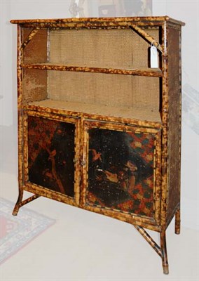 Lot 4217 - Victorian Style Chinoiserie Decorated Bamboo...