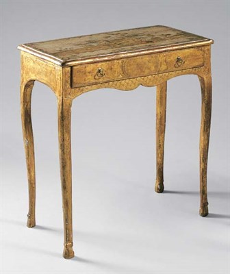 Lot 1105 - Continental Rococo Gilt-Wood Side Table 18th...