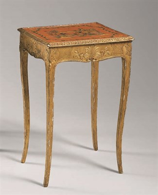 Lot 1106 - Continental Rococo Gilt-Wood Side Table 18th...