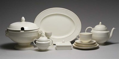 Lot 4370 - Wedgwood Creamware Dinner Service; Together...