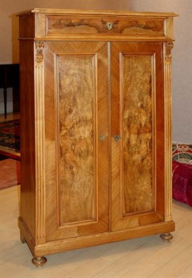Lot 4523 - Charles X Style Fruitwood Side Cabinet Height...