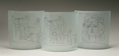 Lot 4264 - After Pablo Picasso Three photophores, 1996,...