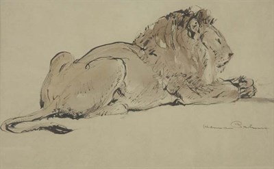 Lot 1100 - (i) French School 19th Century Le Lion,...