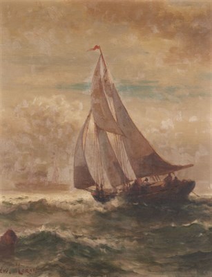 Lot 2457 - Edward Moran 1829-1901 Winds of Change Signed...