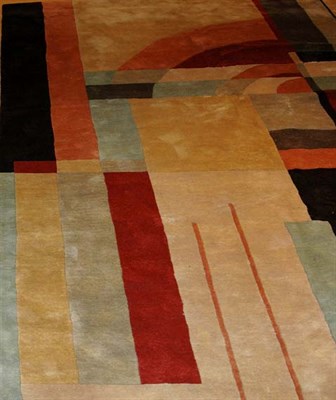 Lot 4557 - Hand Tufted Carpet India, contemporary...