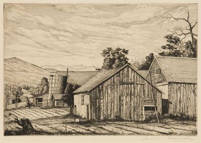 Lot 365 - Luigi Lucioni NEW ENGLAND PASTORAL; BIG WILLOW;...