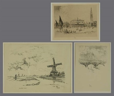 Lot 4127 - Joseph Pennell ST. PAUL'S CATHEDRAL; ZAANDAM;...