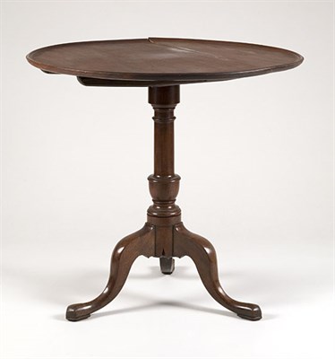 Lot 1443 - George III Mahogany Tip-Top Tripod Table 18th...