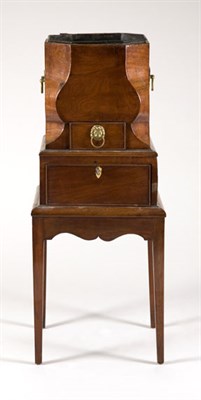 Lot 1487 - Dutch Mahogany Teestof Late 18th century Of...