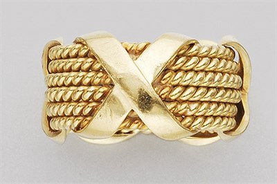 Lot 306 - Gold Band Ring