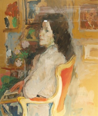 Lot 70 - Robert Philipp American, 1895-1981 Olga Seated,...