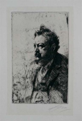 Lot 4128 - Anders Zorn SENATOR BILLY MASON (ASPLUND 159)...