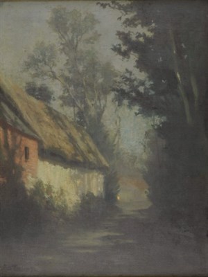 Lot 14 - Fritz Thaulow Norwegian, 1847-1906 Moonlit...