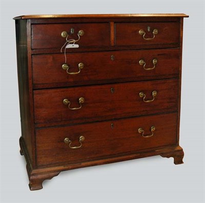 Lot 1483 - George III Mahogany Chest of Drawers Late 18th...