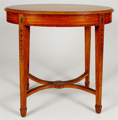 Lot 3169 - Edwardian Style String Inlaid and Painted...