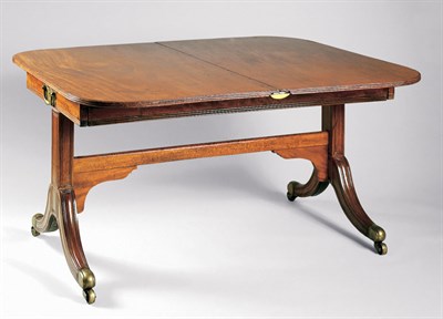 Lot 1502 - Regency Mahogany Dining Table Morgan & Sanders,...
