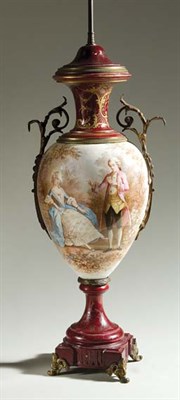 Lot 3628 - Gilt-Bronze Mounted Sevres Style Porcelain...