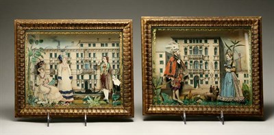 Lot 4414 - Pair of Cutout Fashion Prints