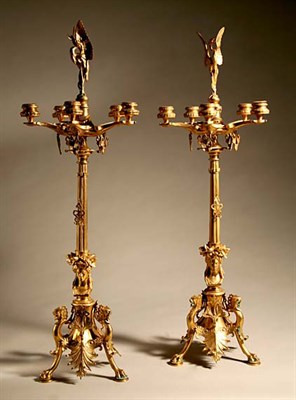 Lot 3388 - Pair of Neoclassical Style Gilt-Metal...