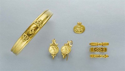Lot 227 - Group of Gold Jewelry
